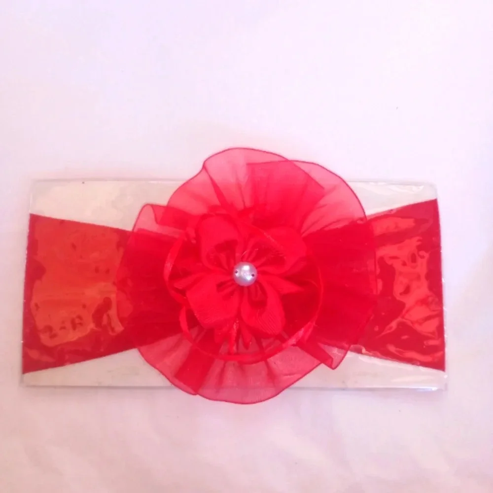 Baby headband handmade ( box pink #1)